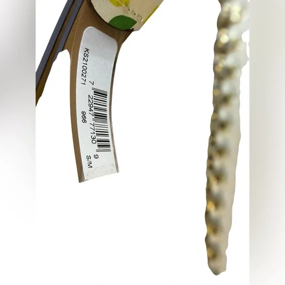 NWT -Kate Spade New York Zip Top Leather Belt Bag Lemon Toss Fanny Pack S/M - Picture 7 of 10